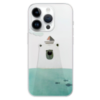 Odolné silikónové puzdro iSaprio - Bear With Boat - iPhone 15 Pro
