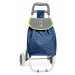 DeCuevas 52089 Skladacia cestovná taška na kolieskach 2021 - modrá