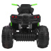 mamido  Elektrická štvorkolka ATV s ovládačom, EVA kolesá čierno-zelená