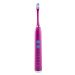Elektrická sonická zubná kefka OXE Sonic T1, cestovné púzdro a 2x náhradná hlavica, ružová