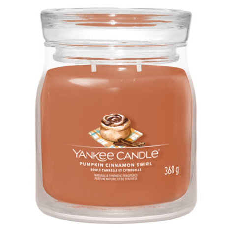 YANKEE CANDLE Signature 2 knôty Pumpkin Cinnamon Swirl sklo 368 g