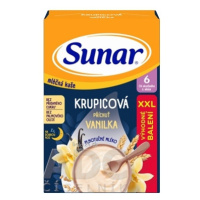 Sunar mliečna KAŠA KRUPICOVÁ Na dobrú noc vanilka 340g