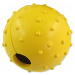 Hračka Dog Fantasy lopta gumová s povrazom mix farieb 6x30cm