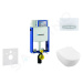 GEBERIT - Kombifix Modul na závesné WC s tlačidlom Sigma50, alpská biela + Villeroy Boch - WC a 