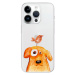 Odolné silikónové puzdro iSaprio - Dog And Bird - iPhone 15 Pro