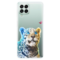 Odolné silikónové puzdro iSaprio - Leopard With Butterfly - Samsung Galaxy M53 5G