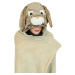 Cozy Noxxiez BL801 Zajac- hrejivá deka s kapucňou so zvieratkom a labkovými vreckami