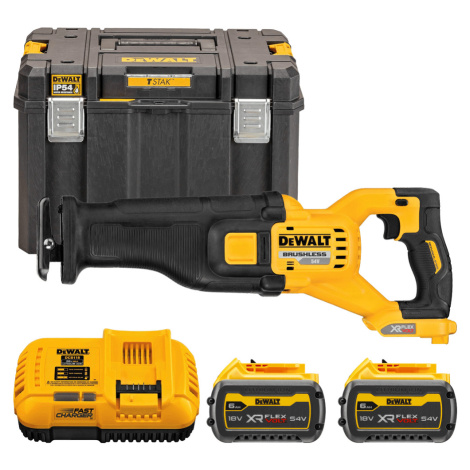 DEWALT 54V XR FLEXVOLT Aku chvostová píla, 2x 6,0 Ah DCS389T2-QW