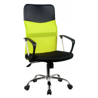 Expedo Kancelárska stolička KORAD OCF-7, 58x105-115x60, zelená/čierna