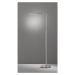 LED stojacia lampa v striebornej farbe s kovovým tienidlom (výška  130 cm) Nami – Fischer & Hons