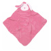toTs-smarTrike detská osuška s kapucňou zajačik 180102 ružová