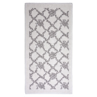 Sivo-béžový bavlnený koberec Vitaus Sarmasik, 80 × 150 cm