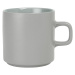 Sivý keramický hrnček na čaj Blomus Pilar, 250 ml