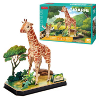 Cubicfun Puzzle 3D Zvierací kamaráti Žirafa 43 dielikov