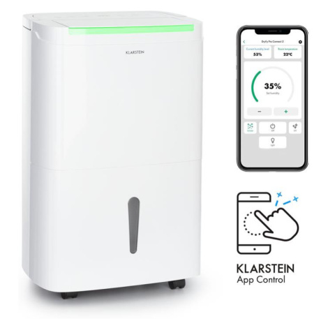 Klarstein DryFy Connect 50 Smart, Odvlhčovač vzduchu, WiFi, Kompresný, 50l / d, 45-55m², Biela