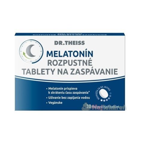 Dr.Theiss MELATONÍN tablety na zaspávanie 30 ks