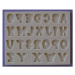 Silikonová forma abeceda styl párty - Alphabet Moulds