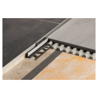 Lišta pre sprchové kúty Schlüter Showerprofile-S kartáčovaný, nerez, dĺžka 200 cm, výška hrany 1