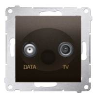 Zásuvka TV/DATA koncová 5dB 