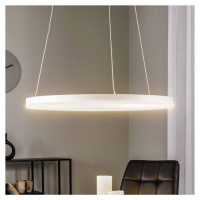 Závesné svietidlo Arcchio Albiona LED, biele, 60 cm