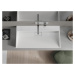 MEXEN - Ava umývadlo na dosku liaty mramor B/O 90 x 46 cm, biela 23019000