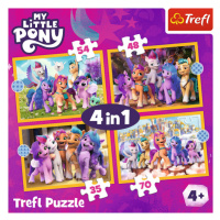 Trefl Puzzle 4v1 - Zoznámte sa s Poníkmi / Hasbro, My Little Pony