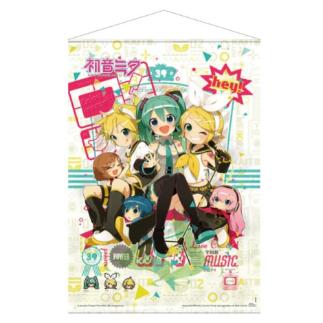 Plátený plagát Vocaloid: Hey! Piapro Characters 50 x 70 cm