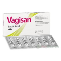 Vagisan Lactic Acid vaginálne čapíky s kyselinou mliečnou 7 ks