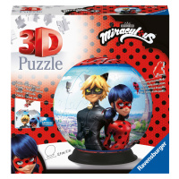 Ravensburger Puzzle guľa 3D, Ø 19 cm (Miraculous)