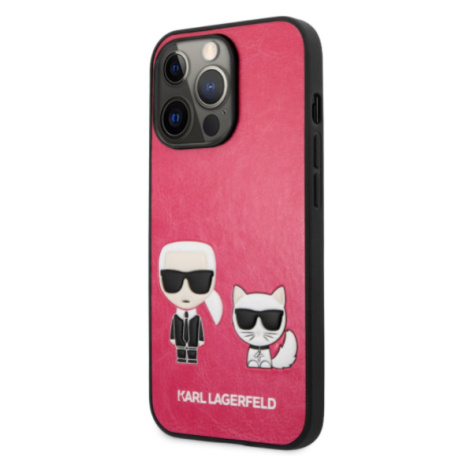 Plastové puzdro Karl Lagerfeld na Apple iPhone 13 Pro Max KLHCP13XPCUSKCP Karl and Choupette Lea