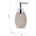 Béžová súprava doplnkov do kúpeľne z polyresínu Cement – Tomasucci