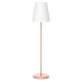 Solárna stojacia lampa Newgarden Lola Slim 180 rose gold