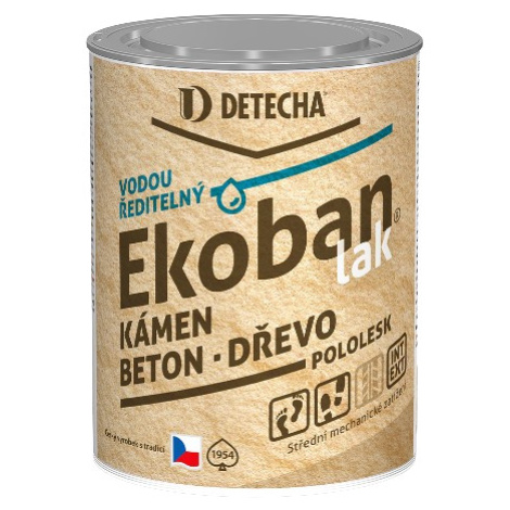 DETECHA Ekoban lak - lak na kameň, betón a drevo 2,5 kg bezfarebný