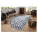 Kusový koberec Twin-Wendeteppiche 103128 blau creme – na ven i na doma - 80x250 cm NORTHRUGS - H