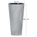NABBI DTUS200E plastový kvetináč 20 cm sivý betón