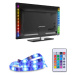 Pásik LED RGB, pre TV, USB vypínač, 2x500mm + d.ovládač (SOLIGHT)