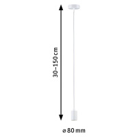 Paulmann Ravi závesná zásuvka E27, matná biela