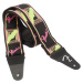 Fender Neon Monogram Strap Yellow/Pink