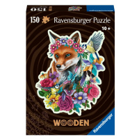 Ravensburger Drevené puzzle Farebná líška 150 dielikov