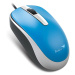 GENIUS myš DX-120, drôtová, 1200 dpi, USB, modrá
