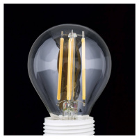 LED žiarovka E14 G45 číra 6W 827 720lm stmievateľná