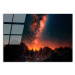 Sklenený obraz 100x70 cm Night Sky - Wallity