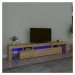 vidaXL TV skrinka s LED svetlami dub sonoma 215 x 36,5 x 40 cm