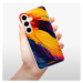 Odolné silikónové puzdro iSaprio - Orange Paint - Samsung Galaxy S24