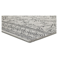 Sivý vonkajší koberec Universal Weave Floral, 130 x 190 cm