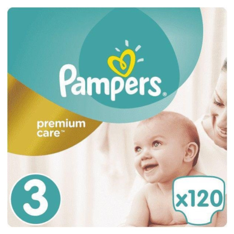 PAMPERS Plienky Premium Care 3 MIDI 6-10 kg 120 ks