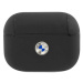 Púzdro BMW BMAPSSLBK AirPods Pro cover black Geniune Leather Silver Logo (BMAPSSLBK)