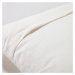 Biela obliečka vankúš z organickej bavlny Kave Home Nahilin, 45 x 45 cm