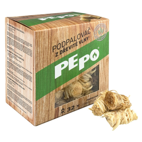 PE-PO Podpaľovač z drevenej vlny 32 ks