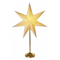 LED hviezda papierová so zlatým stojančekom, 45 cm, vnútorná (EMOS)